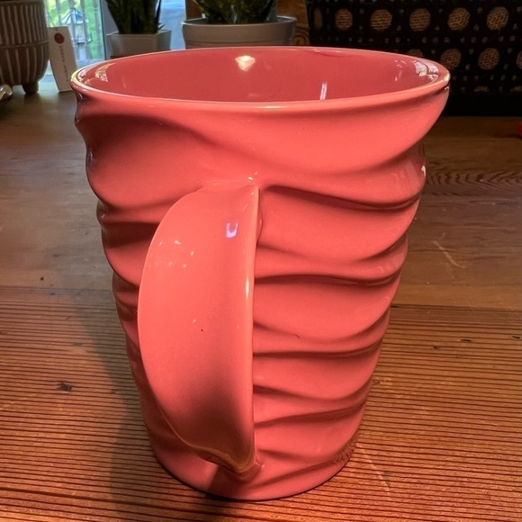 temptation’s Wavelength Pink Mug 6” high, 3” width at the top of the mug. - Picture 2 of 4
